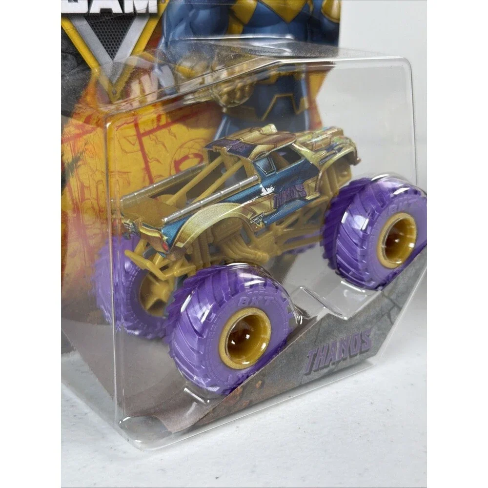 2025 Spin Master Monster Jam Series 5 Set Marvel Comics Thanos War Machine & Cap